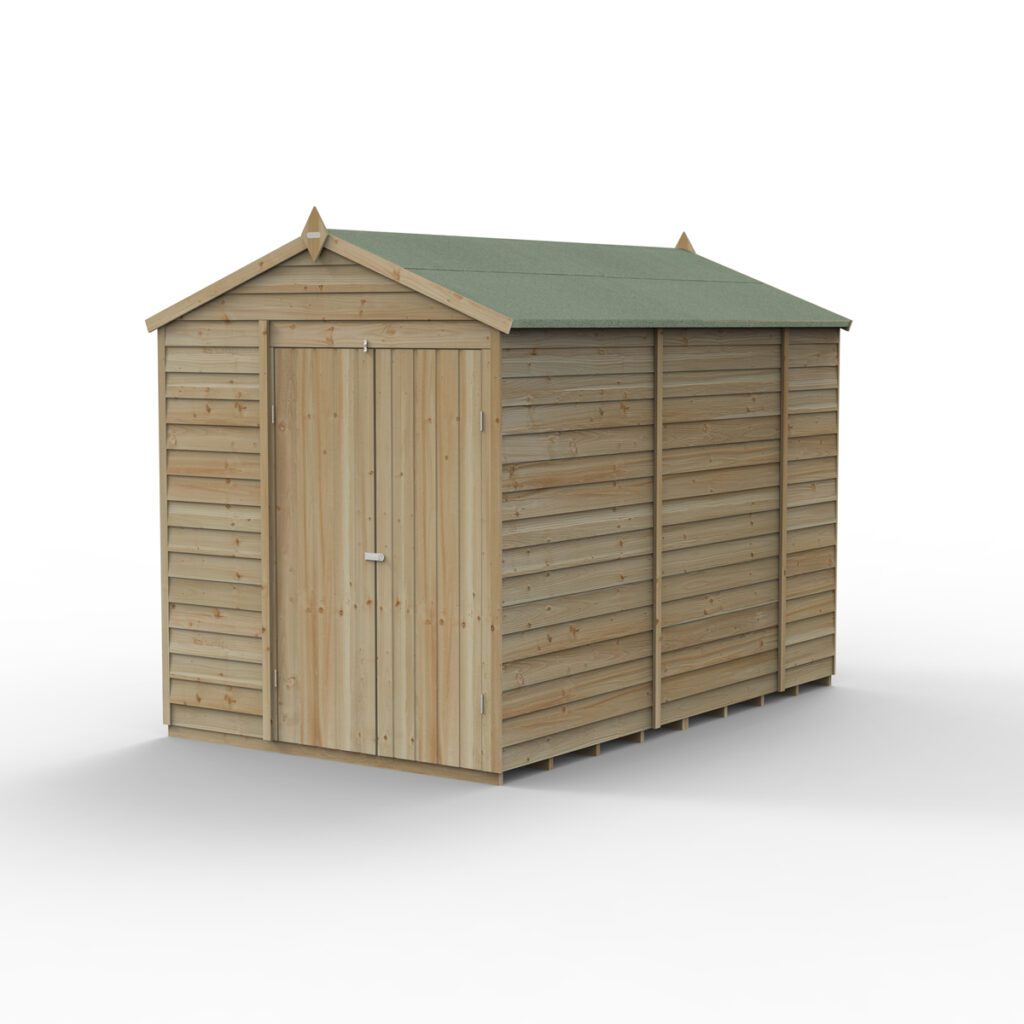 4LIFE Apex Shed 6×10 – Double Door – No Window (Installation) 5013053199657 2